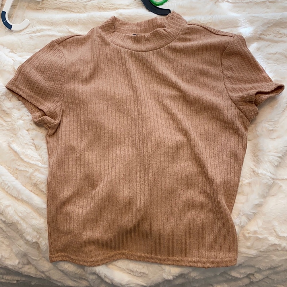 Apricot crop top